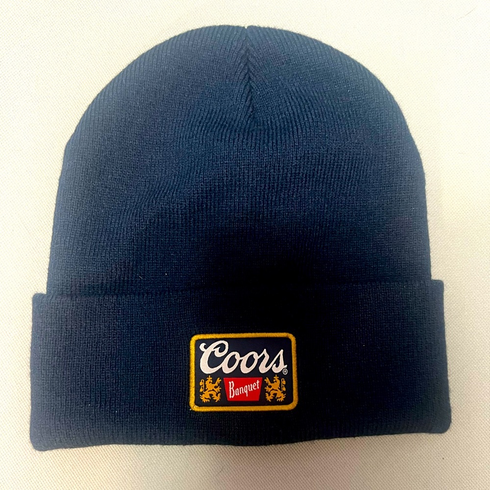 Coors brewing beanie